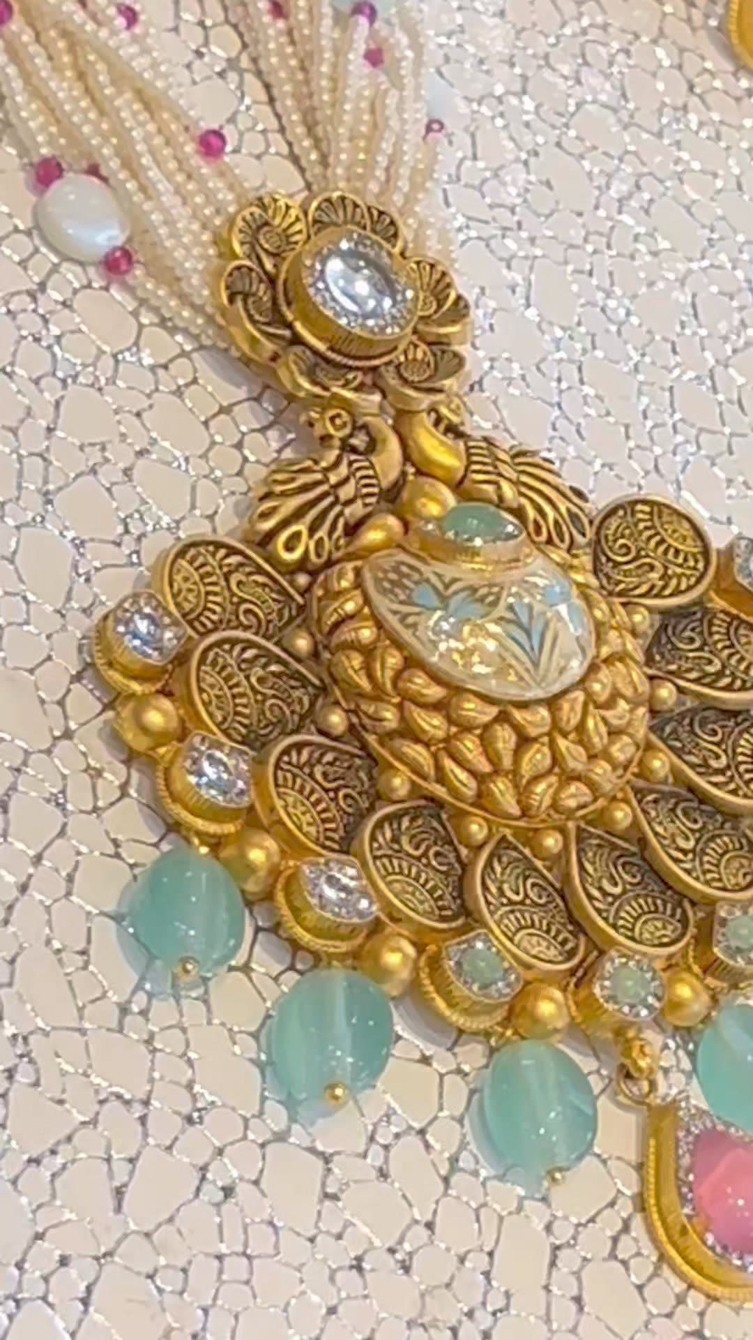 Kundan Pearl Pendant